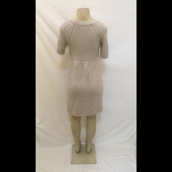 Moda International Size M Oatmeal Sweater Dress - Picture 5 of 8
